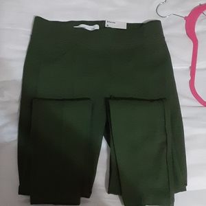 Olive Green Spandex Pants